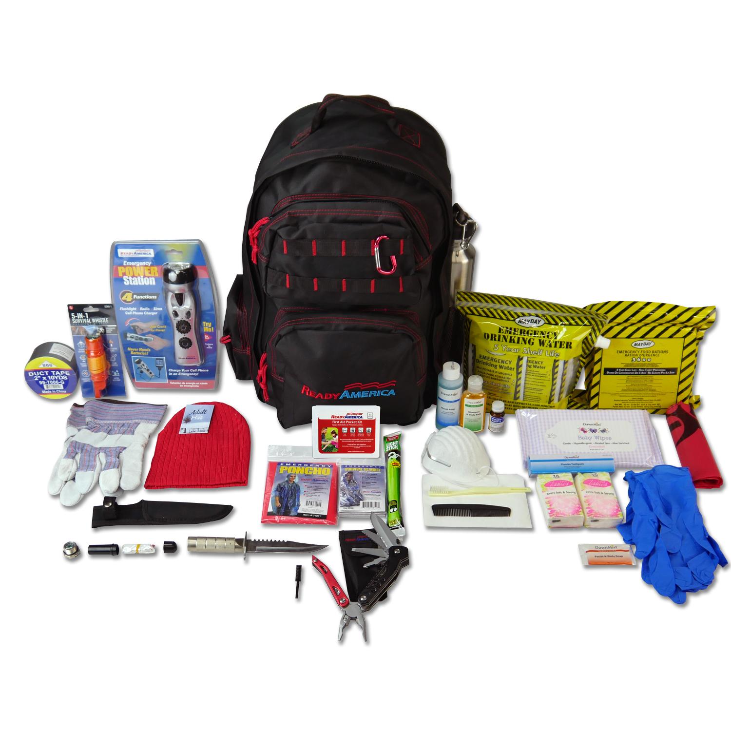 1 Person Elite Backpack Kit – QuakeHOLD!