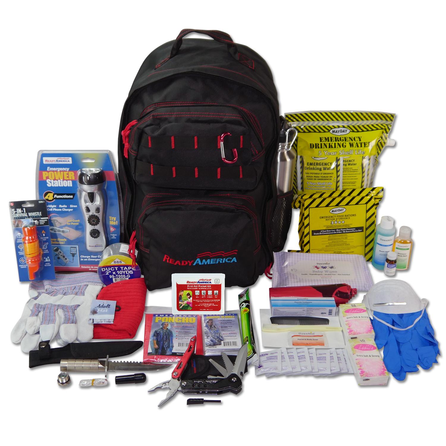 1 Person Elite Backpack Kit – QuakeHOLD!