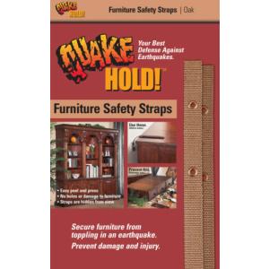 Quake Hold 4250 Cabinet/Door Lock Natural Brown Plastic Natural