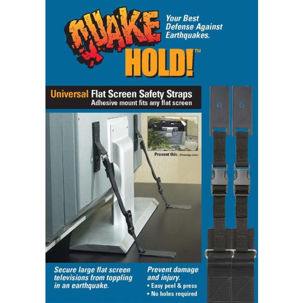 Universal Flat Screen Safety Strap – QuakeHOLD!